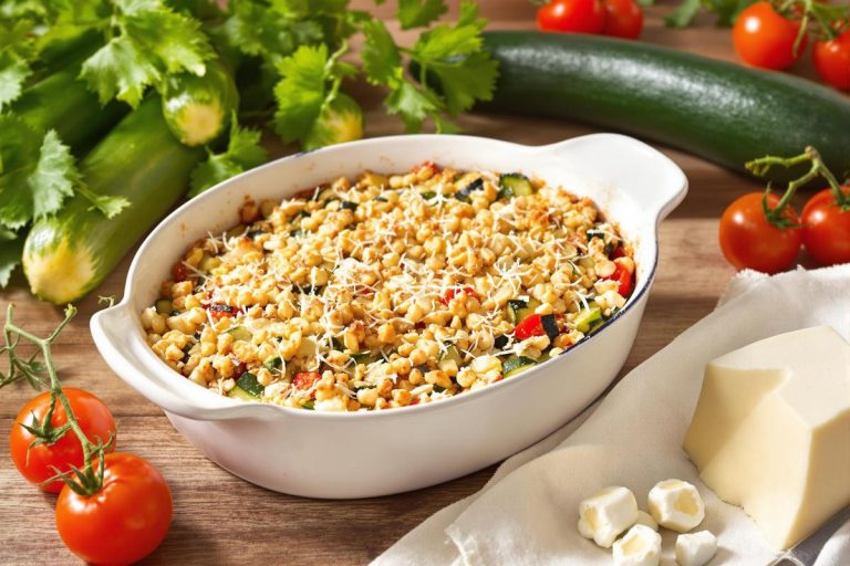 Crumble courgettes-tomates au chèvre : ce plat simple fait un carton cet été.jpg