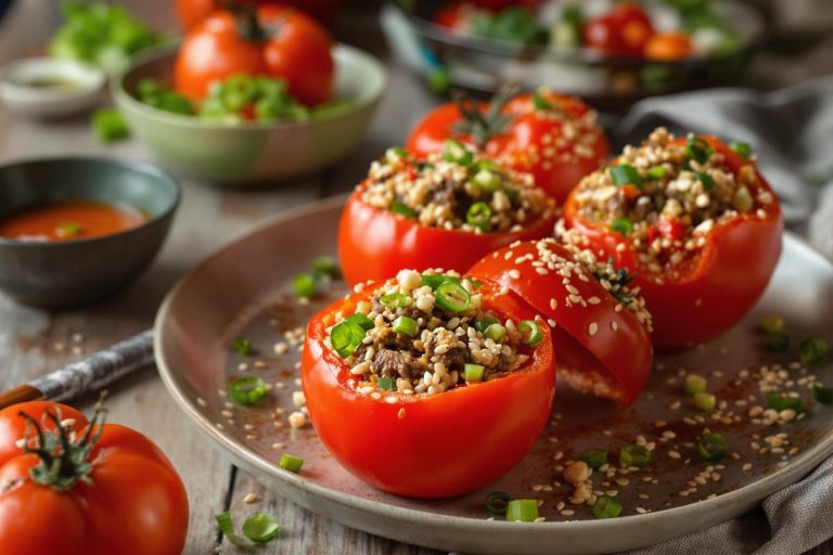 Tomates Farcies Fusion Coréenne : ce twist épicé va vous rendre accro !.jpg